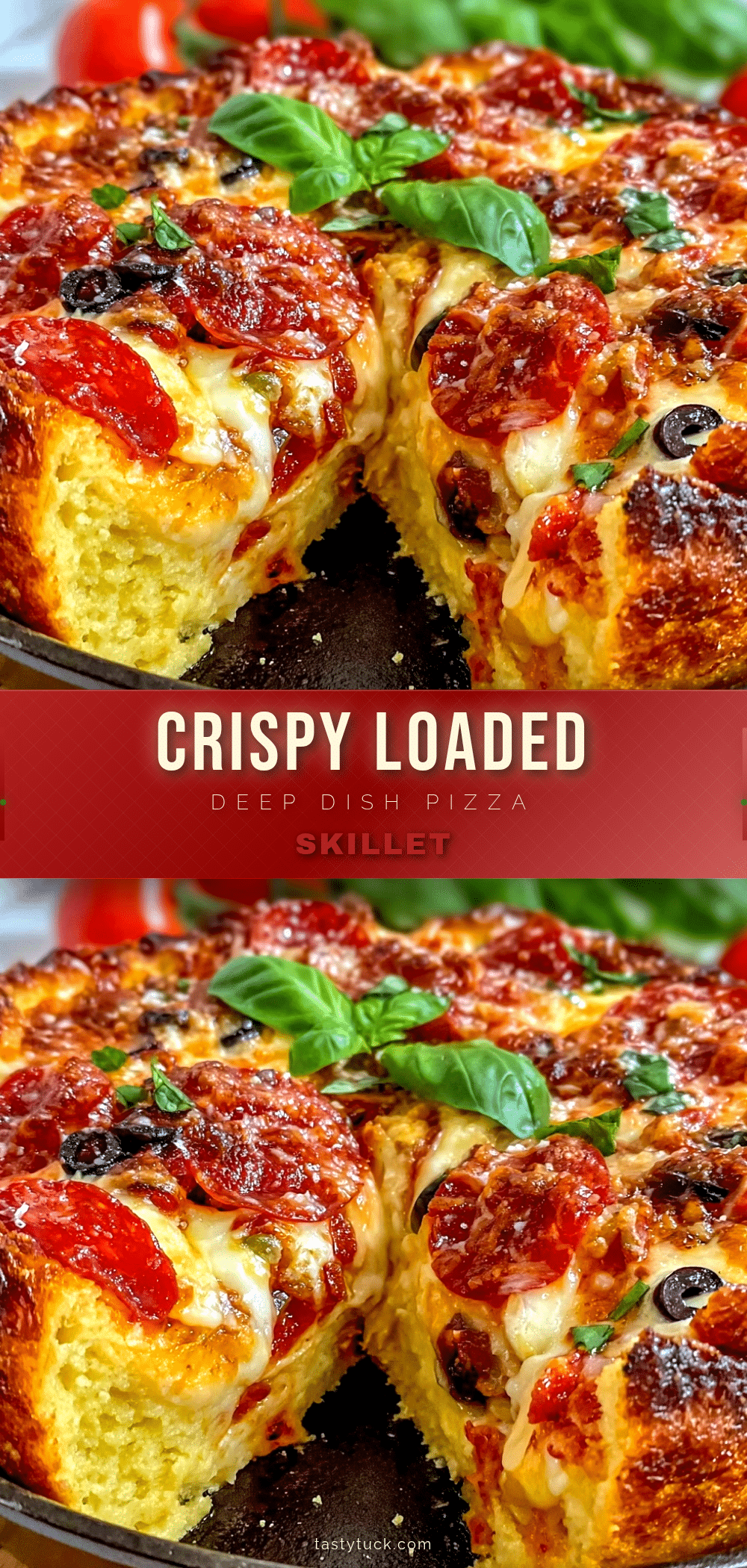 cast iron deep dish pizza skillet recipe