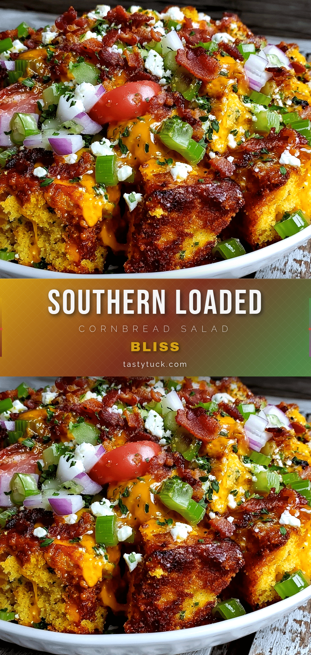 classic southern loaded cornbread salad recipe