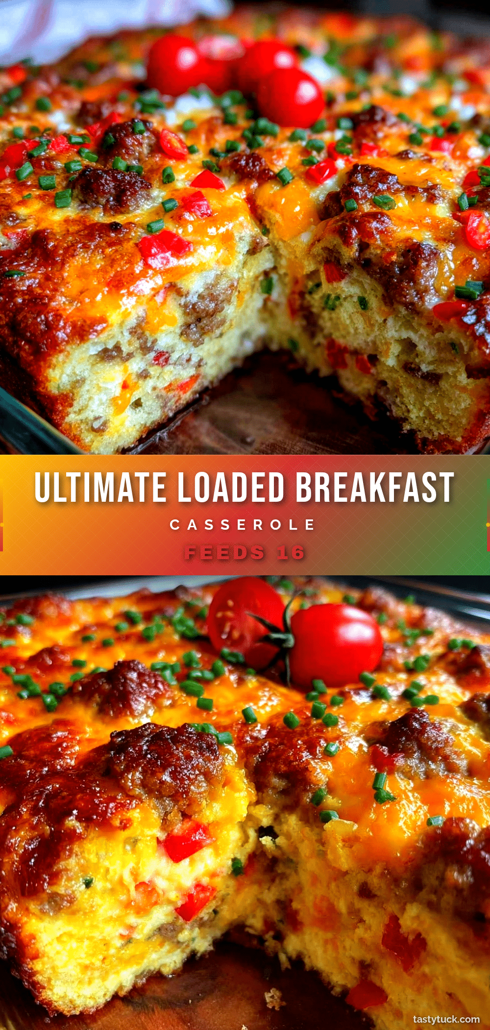 cozy loaded breakfast casserole recipe