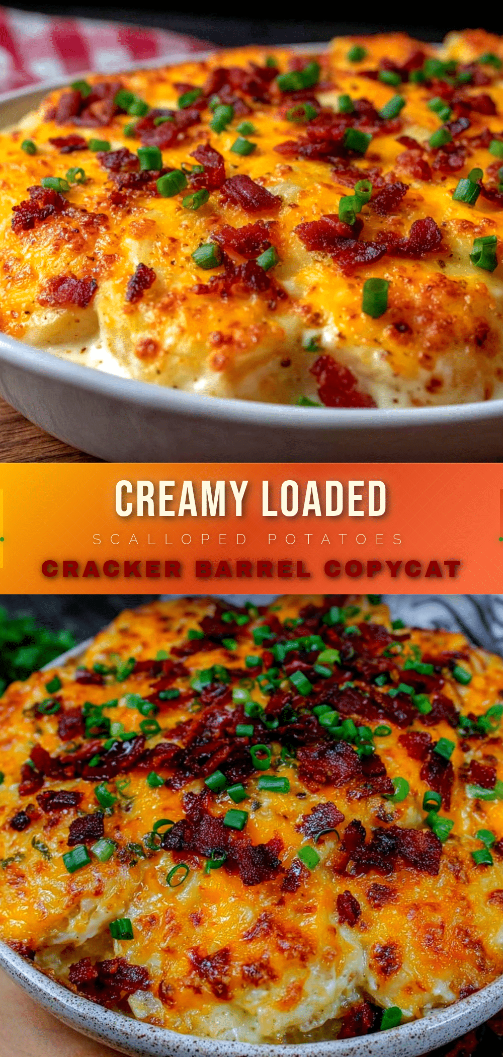 creamy cracker barrel loaded scalloped potatoes recipe