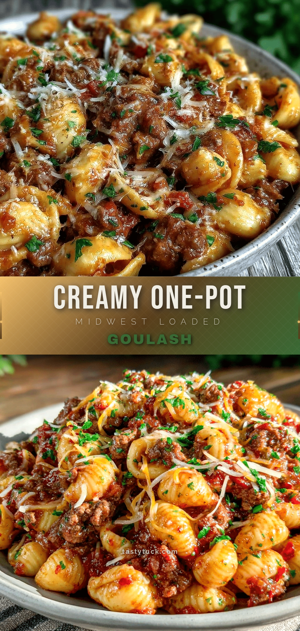 creamy Midwest loaded goulash recipe