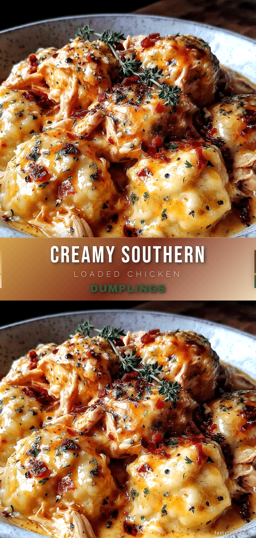 creamy southern loaded chicken and dumplings recipe