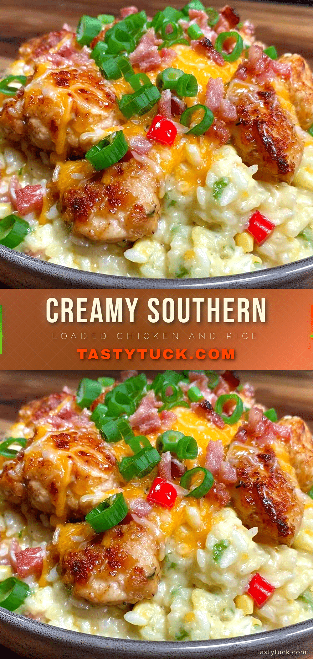 creamy southern loaded chicken and rice recipe
