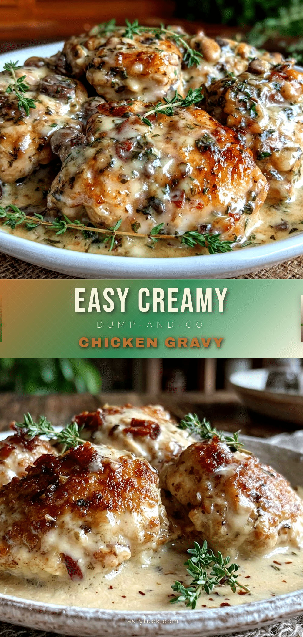 dump-and-go creamy chicken and gravy recipe