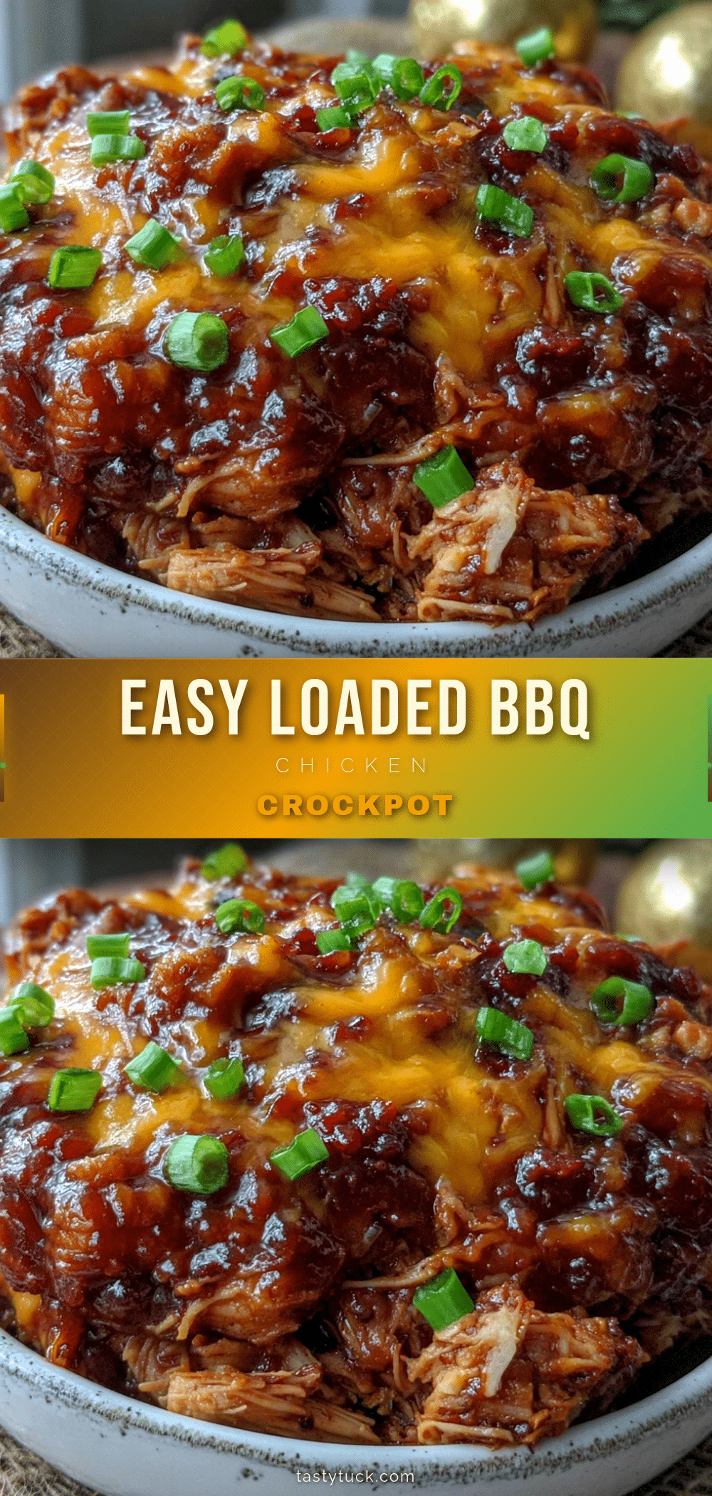 easy loaded bbq chicken crockpot recipe recipe