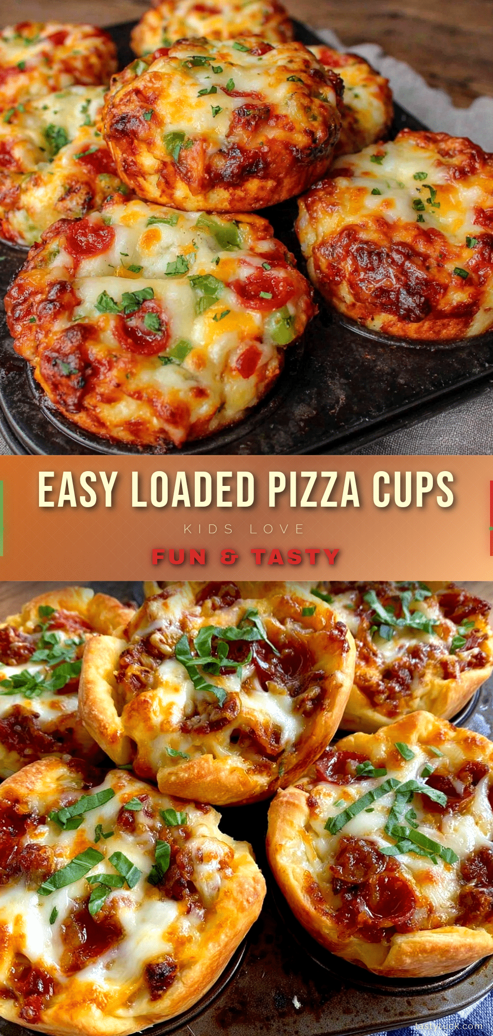 easy loaded pizza cups recipe recipe