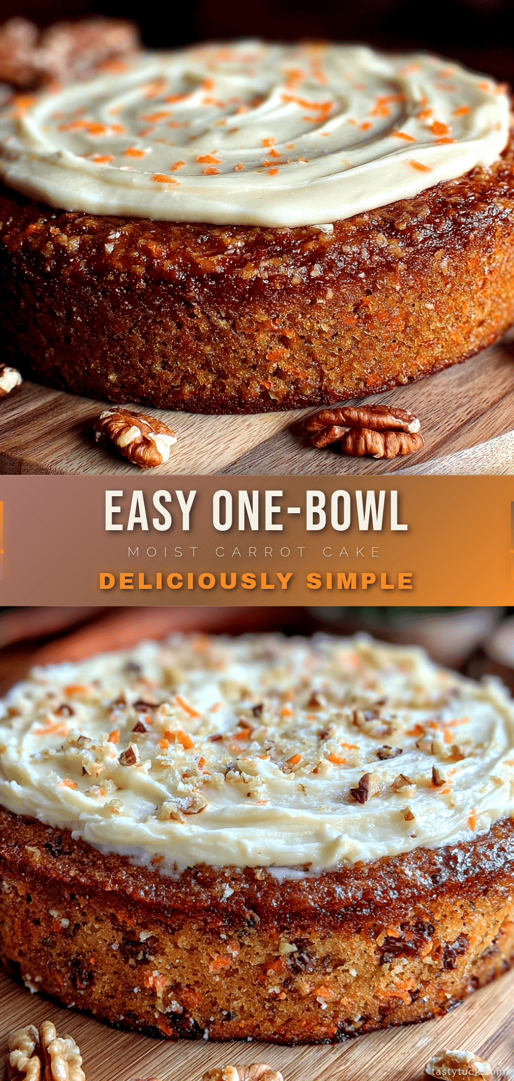 easy one-bowl carrot cake recipe