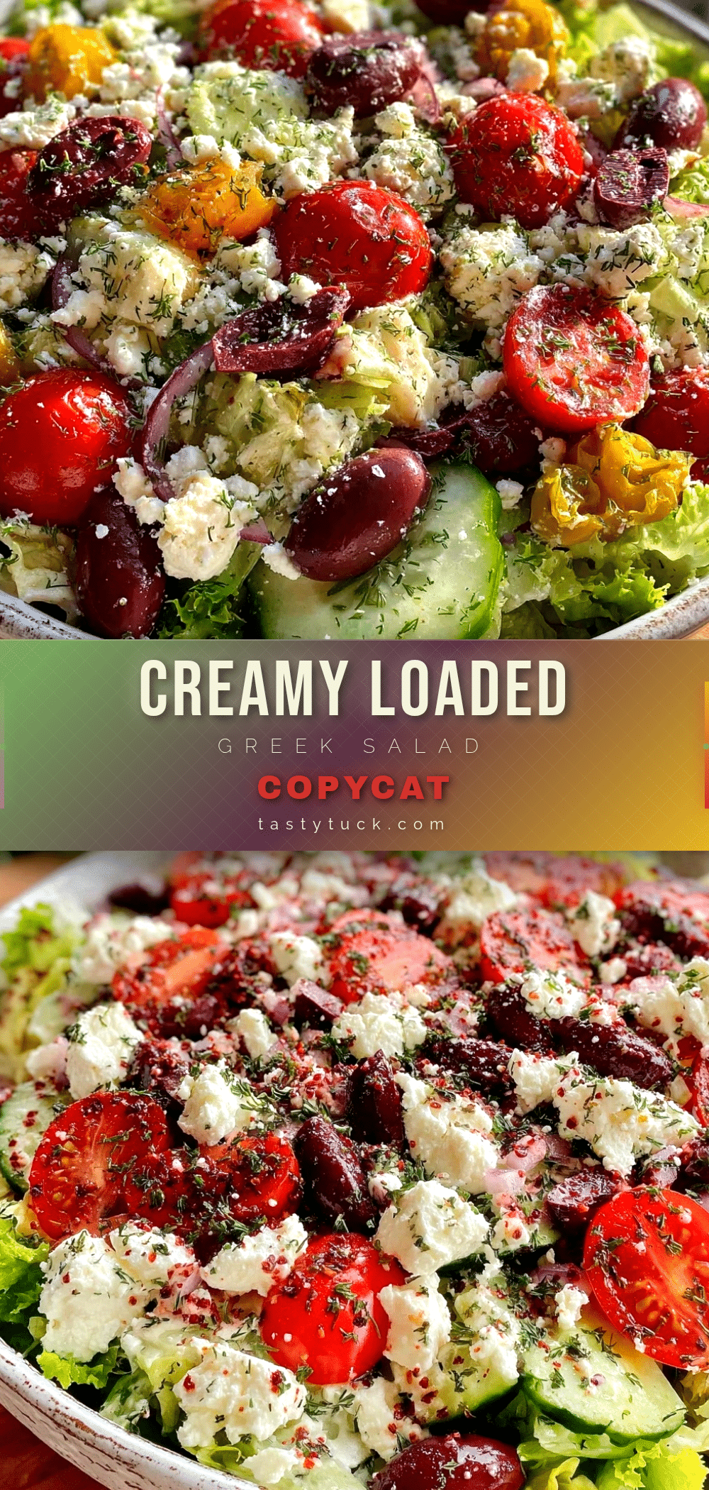 fresh loaded greek salad copycat recipe recipe