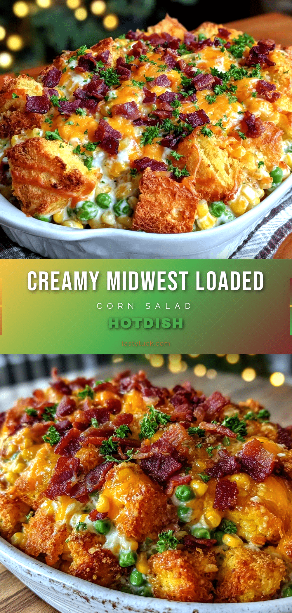 loaded corn salad hotdish recipe