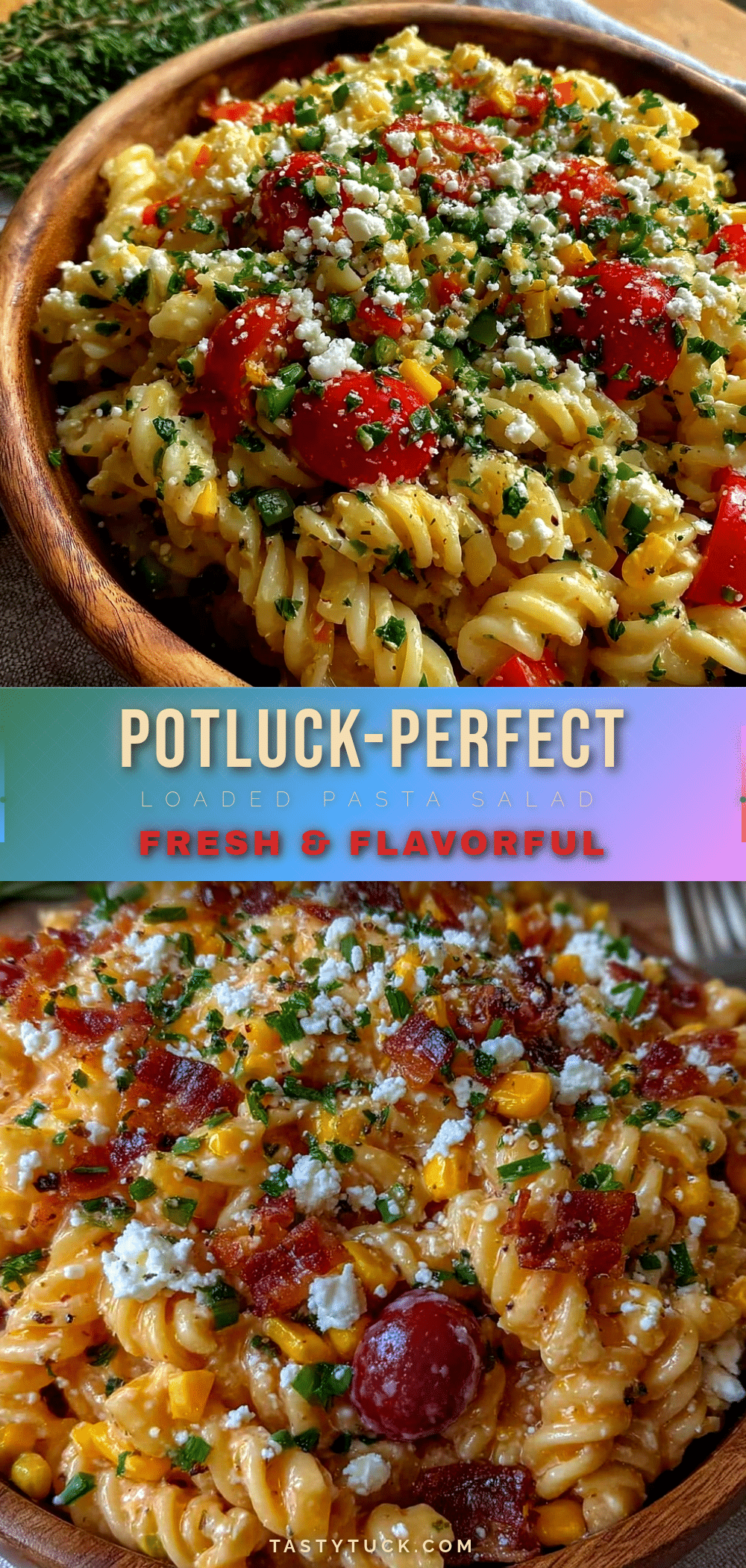 loaded pasta salad recipe recipe