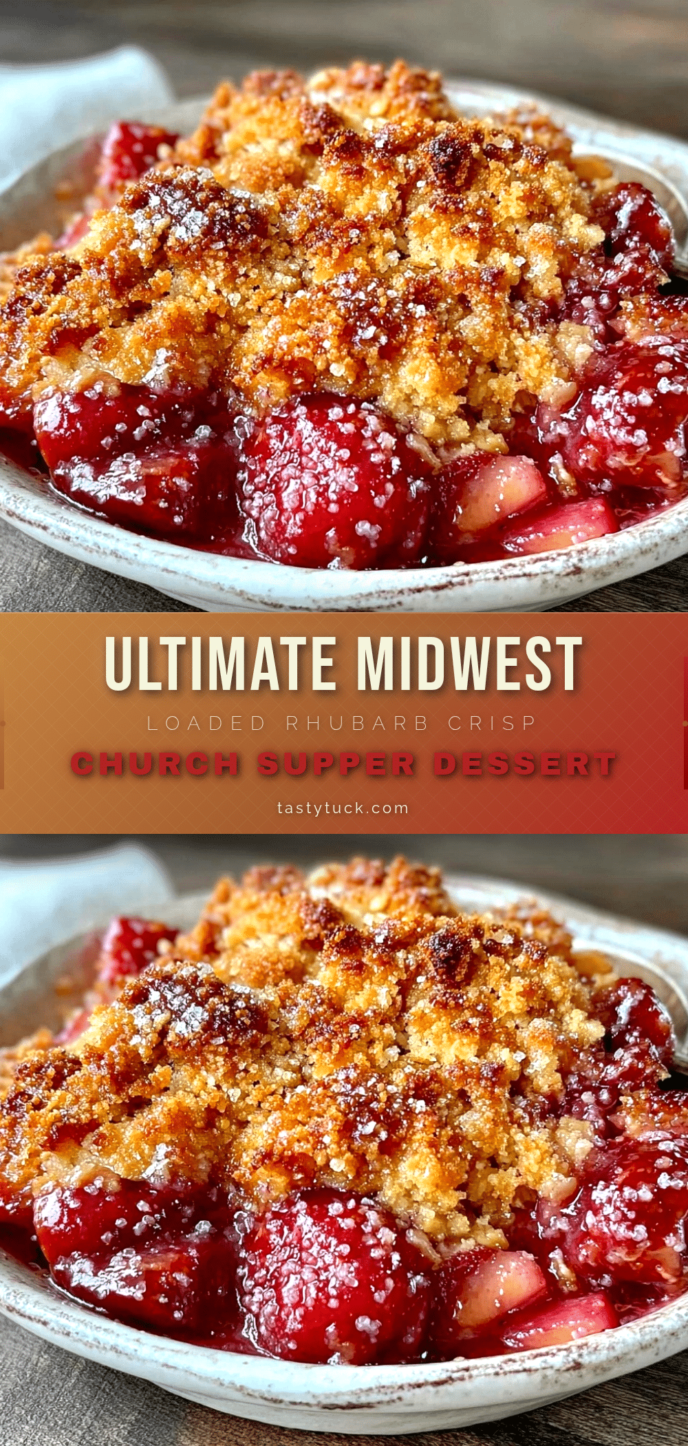 loaded rhubarb crisp recipe