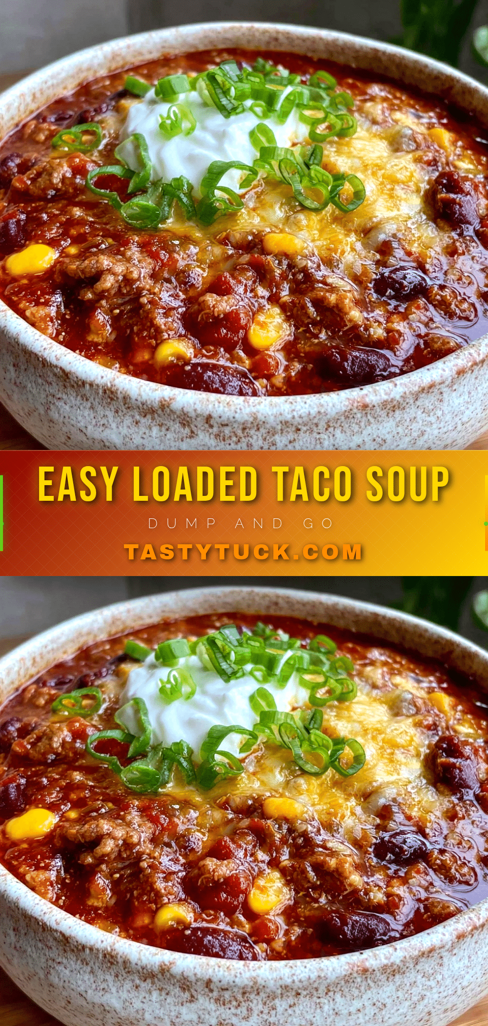 loaded taco soup recipe