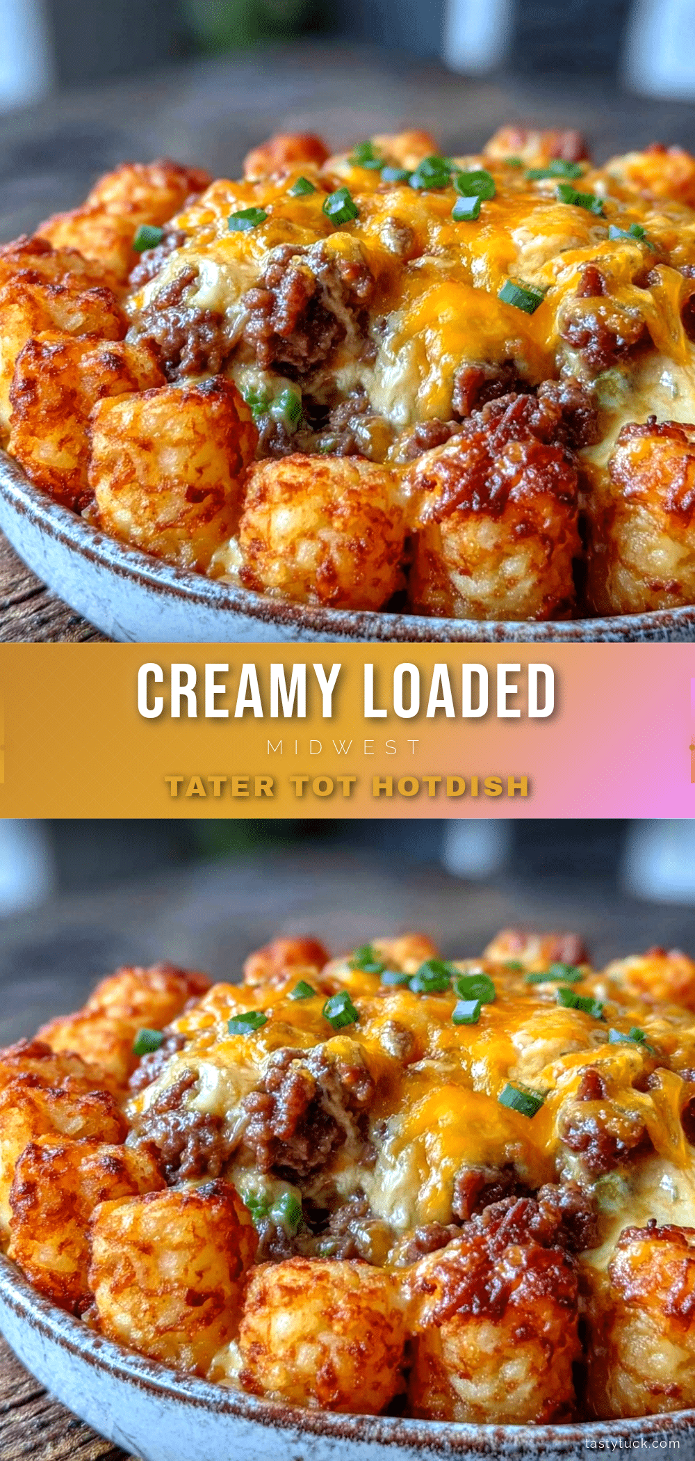 midwest loaded tater tot hotdish recipe