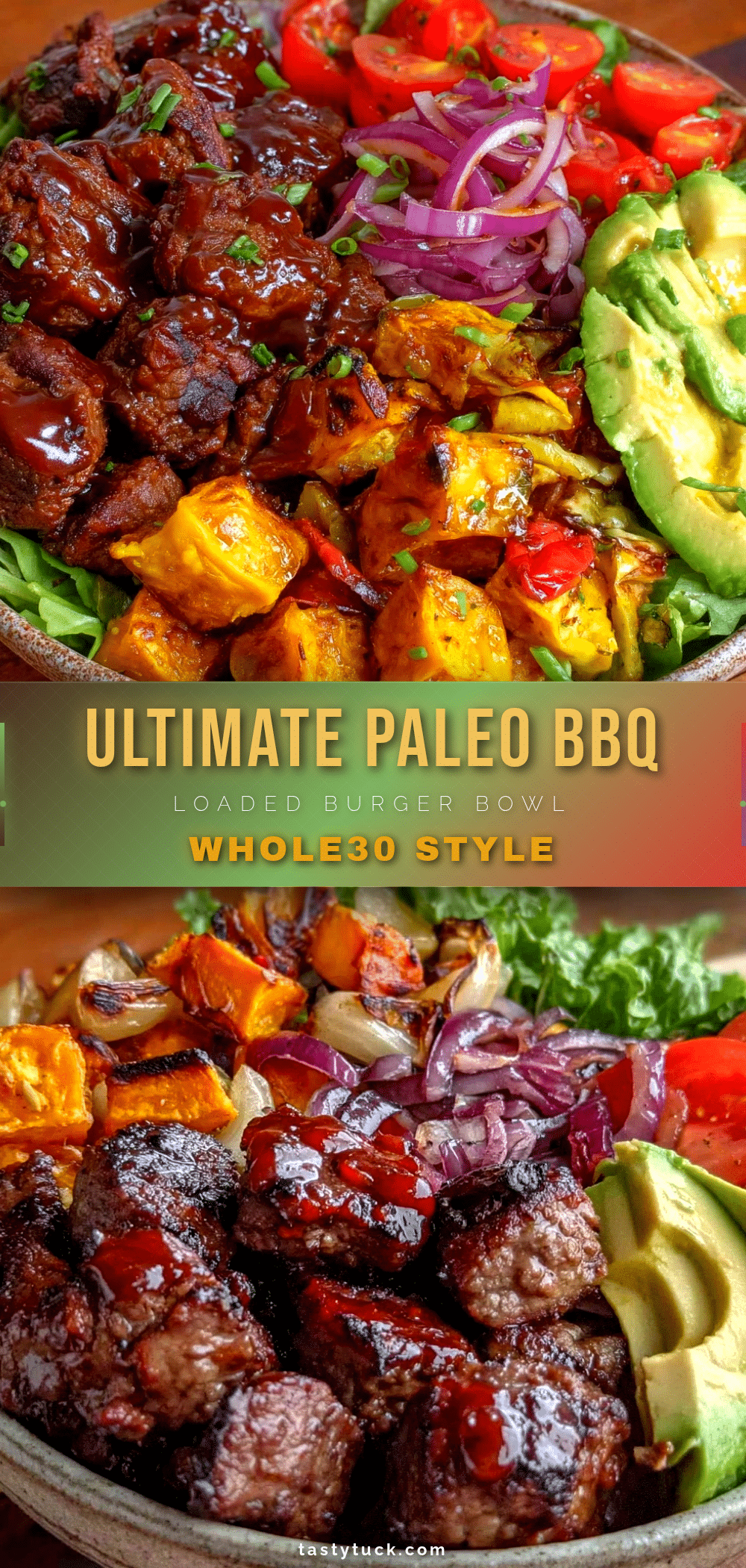 paleo loaded burger bowl recipe