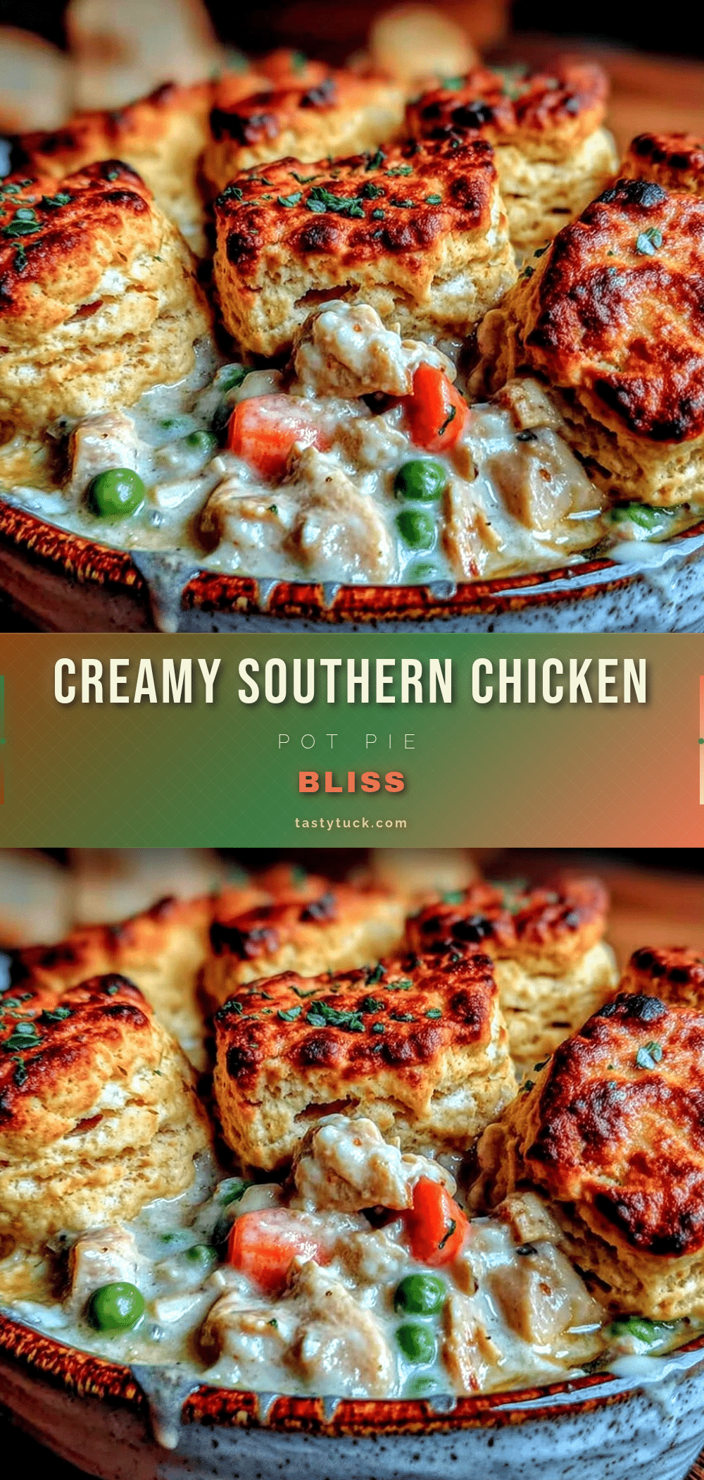 southern creamy chicken pot pie recipe
