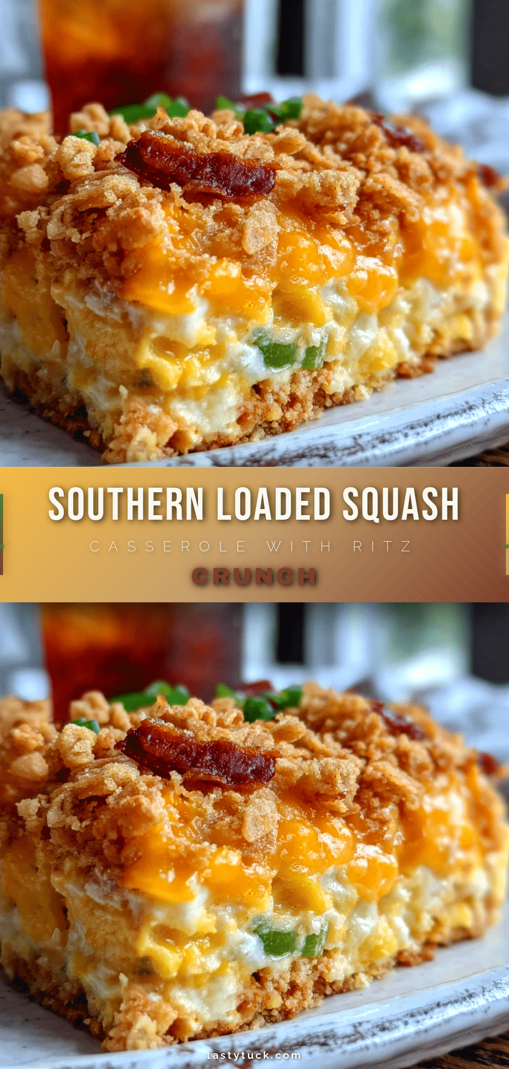 southern loaded squash casserole recipe
