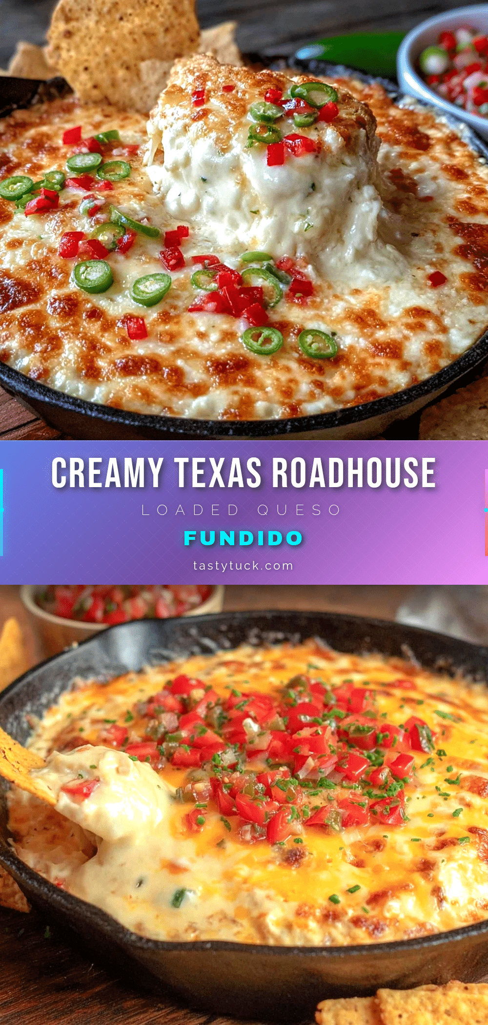 Texas Roadhouse loaded queso fundido recipe