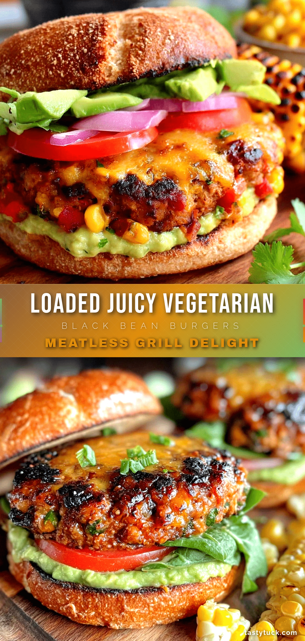 vegetarian black bean burgers recipe