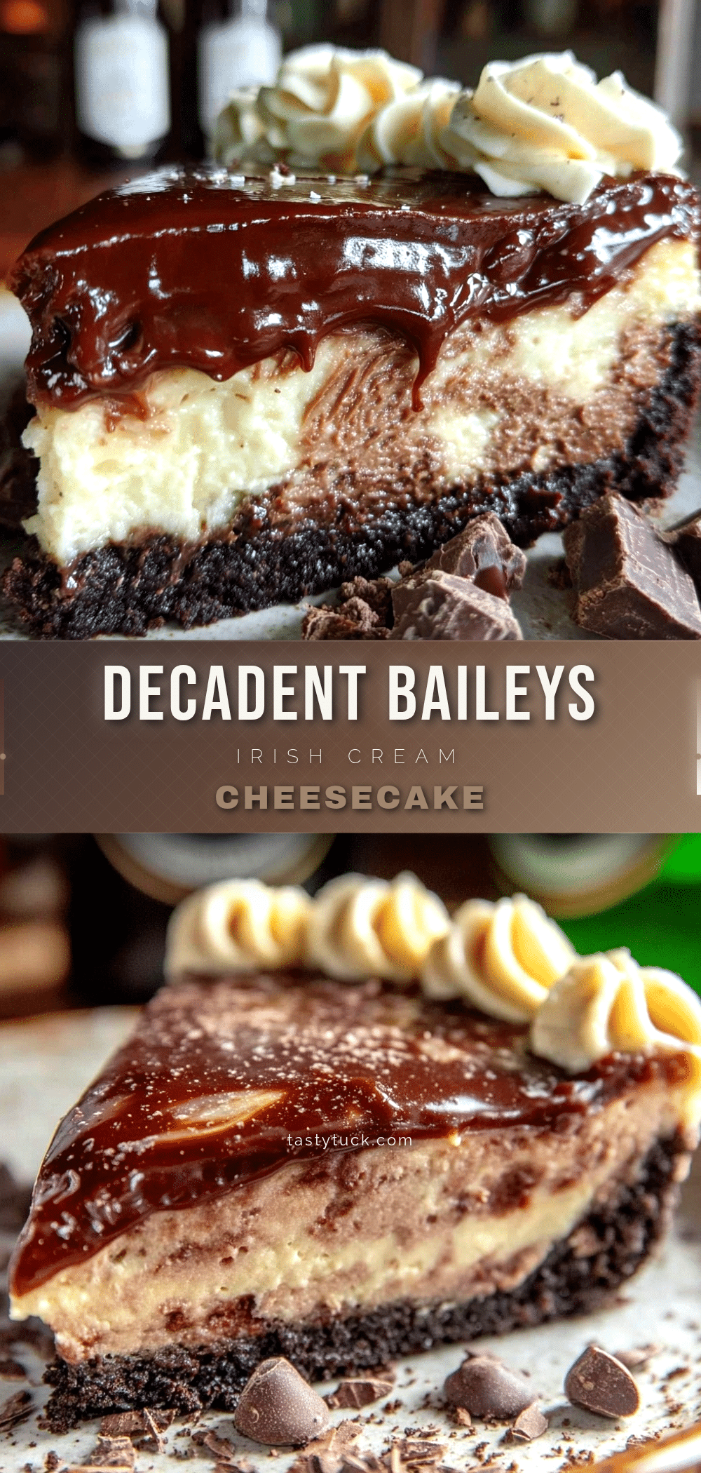 Baileys Irish Cream Chocolate Cheesecake recipe