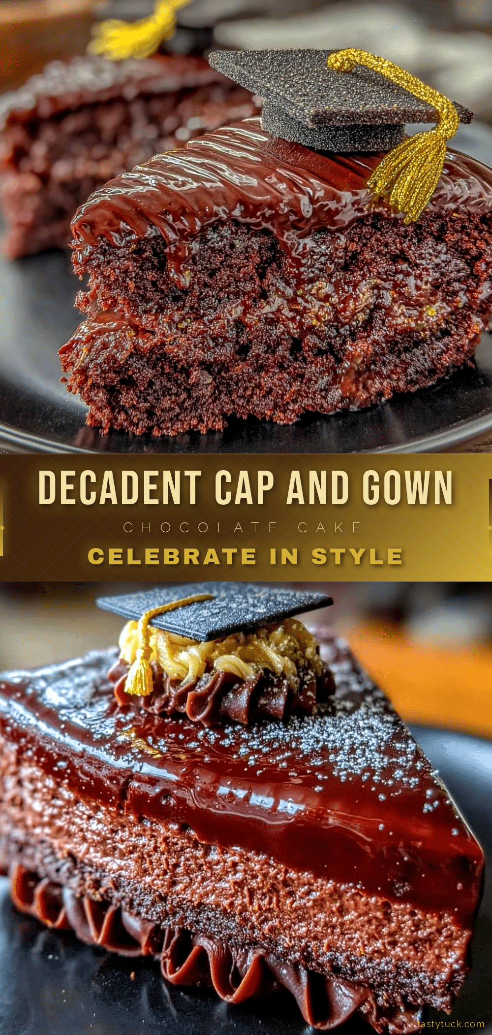 cap and gown chocolate graduation cake recipe