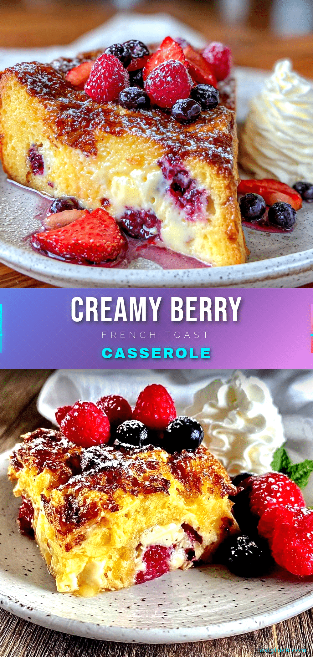 creamy french toast casserole recipe