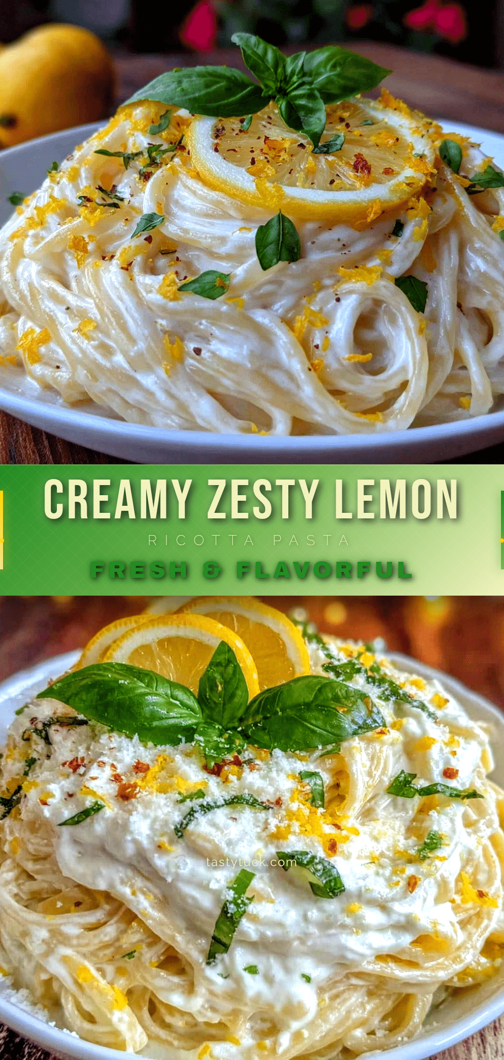 creamy lemon ricotta pasta recipe