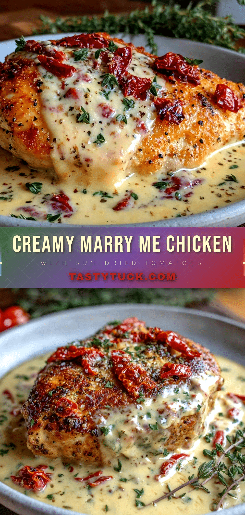 creamy marry me chicken recipe