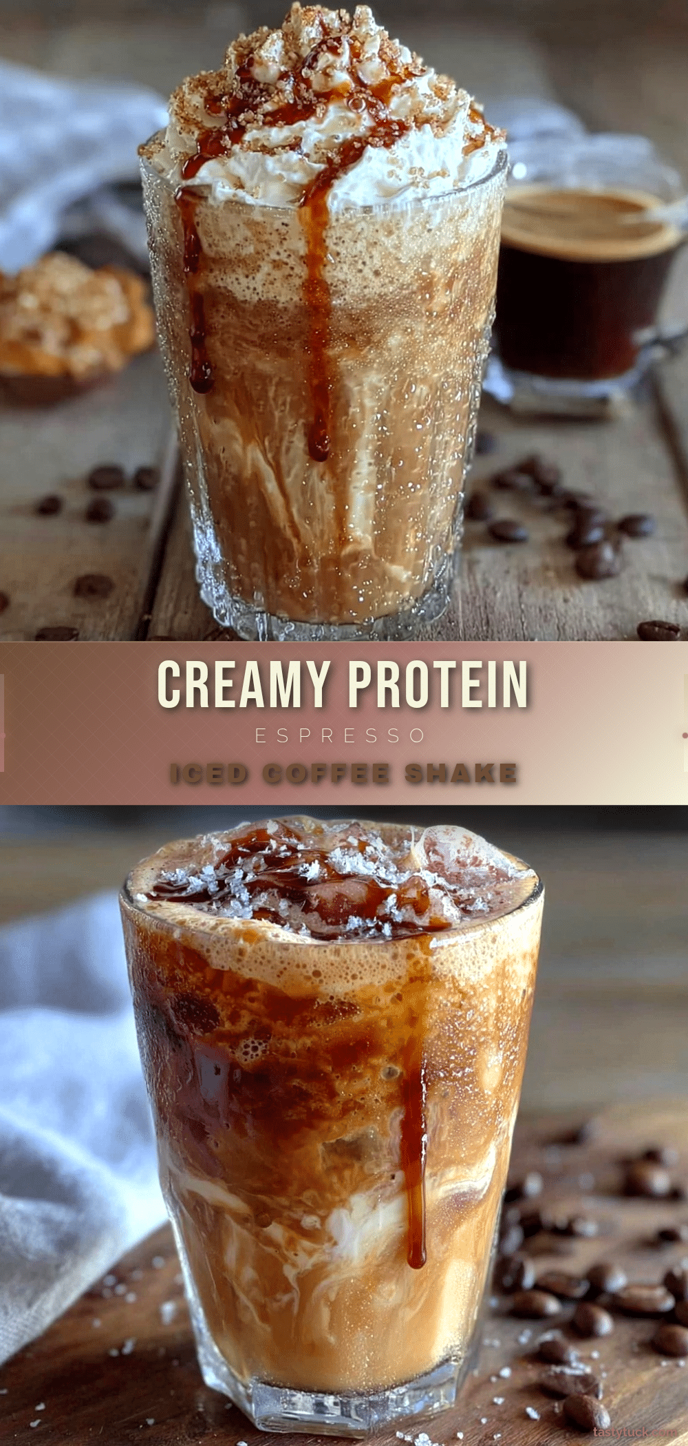 creamy protein iced coffee shake recipe