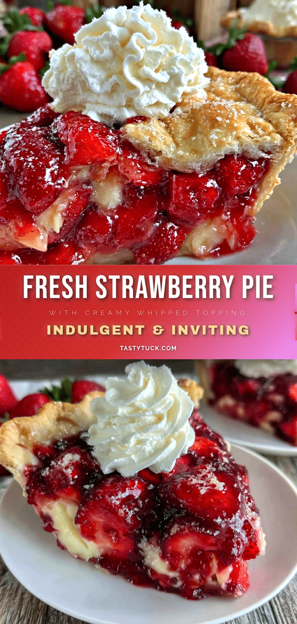 creamy strawberry pie recipe