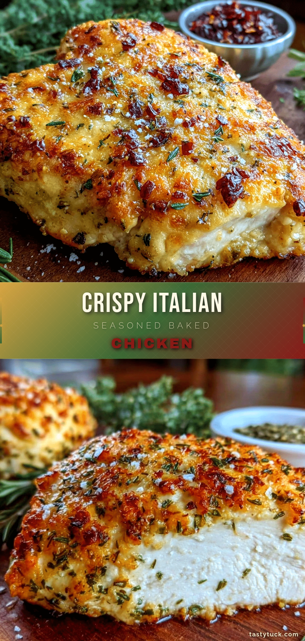 crispy baked chicken breast recipe