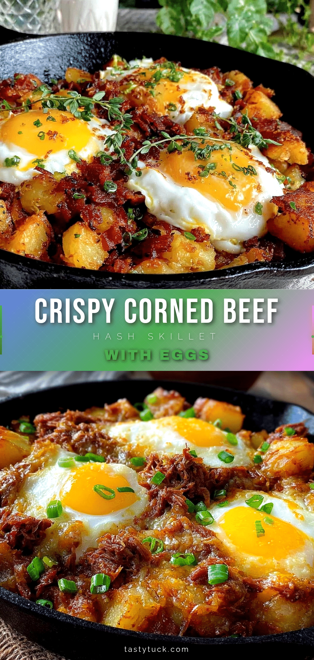 crispy corned beef hash breakfast skillet recipe