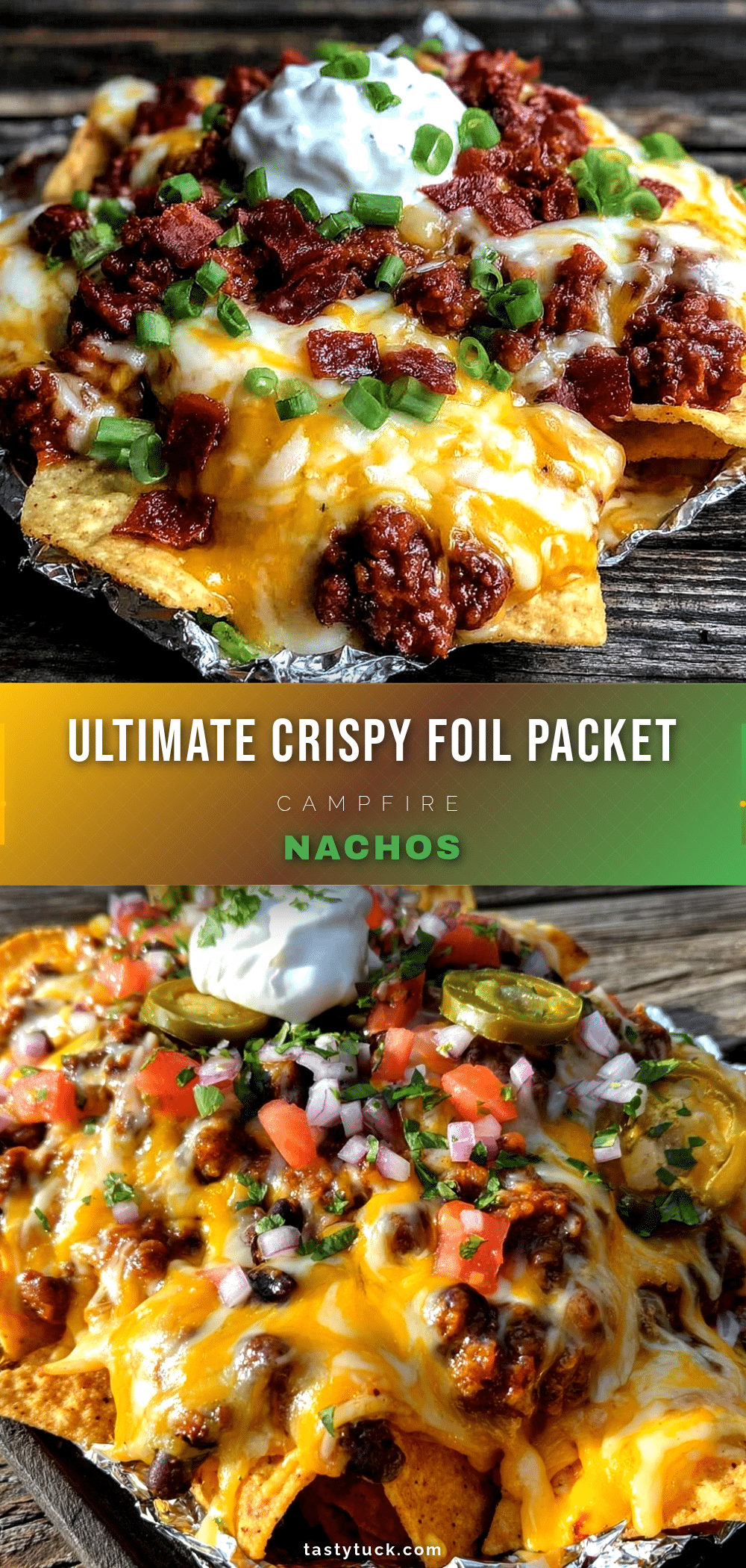 crispy foil packet campfire nachos recipe