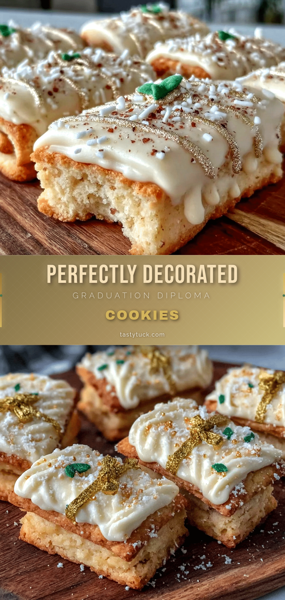 decorated diploma sugar cookies recipe