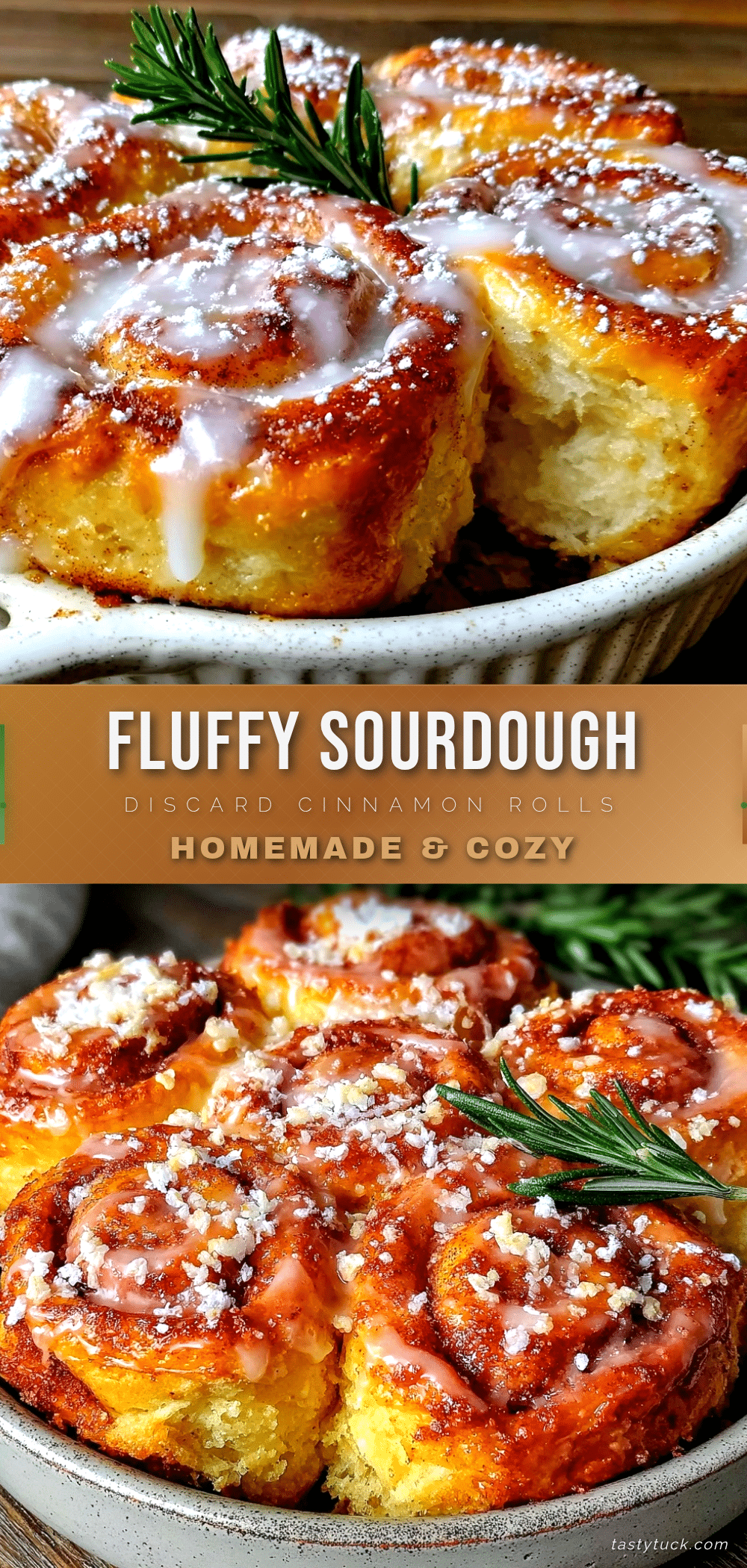 Fluffy Sourdough Discard Cinnamon Rolls recipe