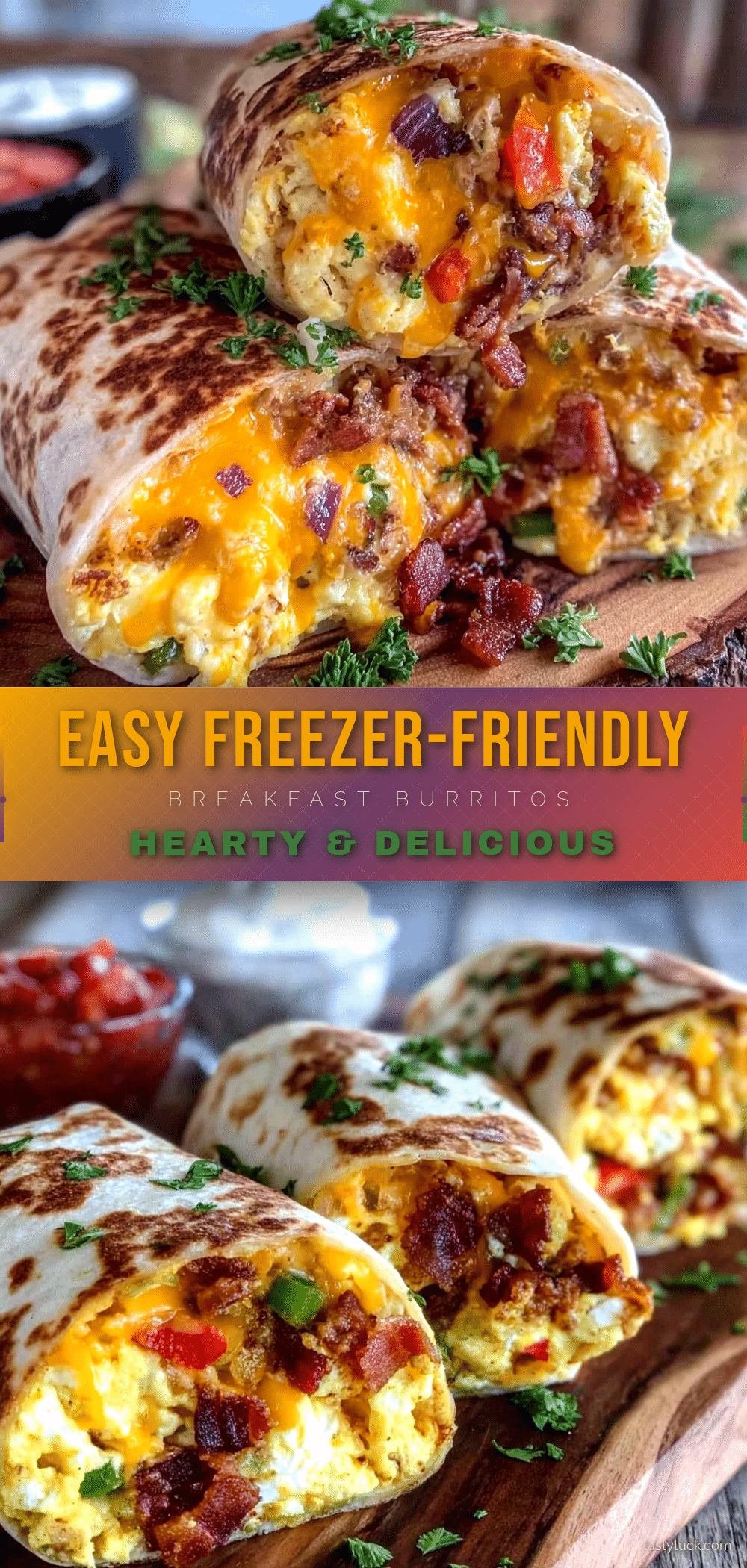 freezer-friendly breakfast burritos recipe