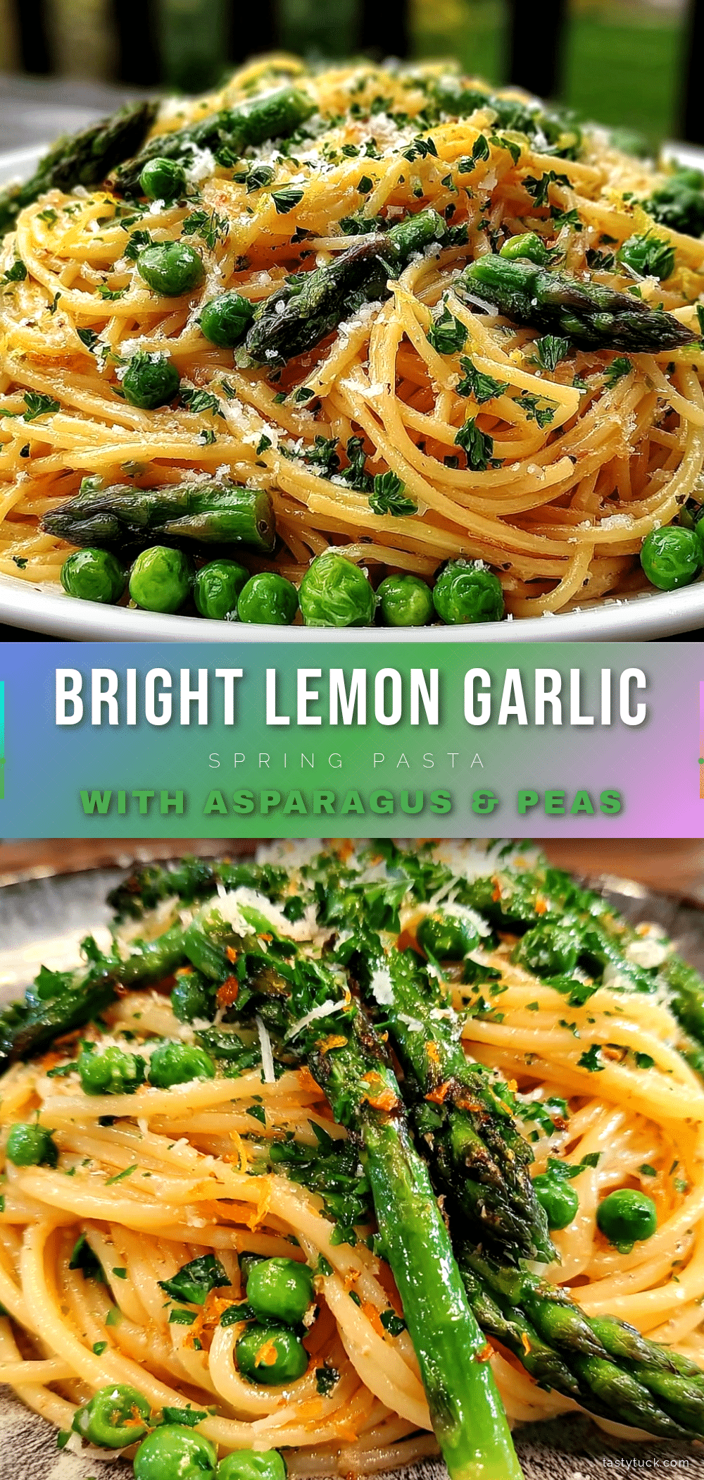 fresh lemon garlic spring pasta recipe