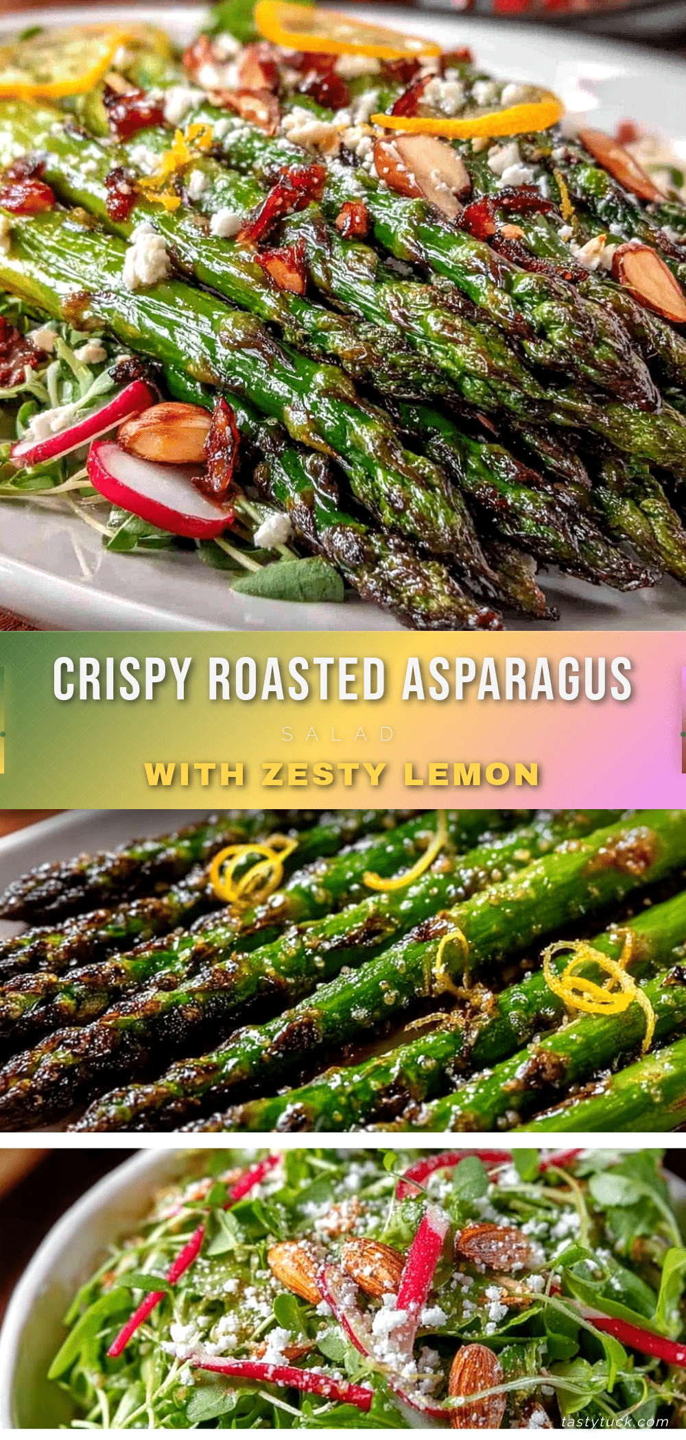 fresh roasted asparagus salad recipe