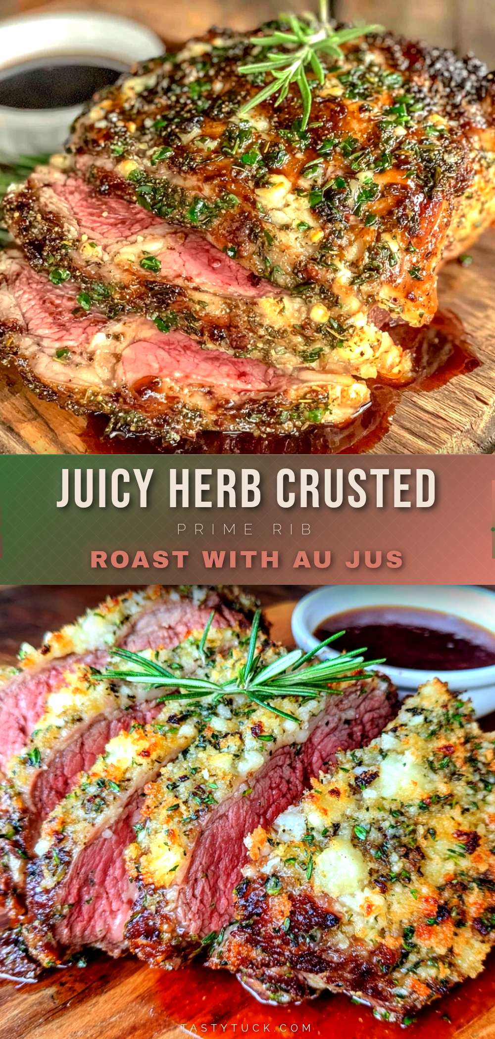 herb crusted prime rib roast recipe