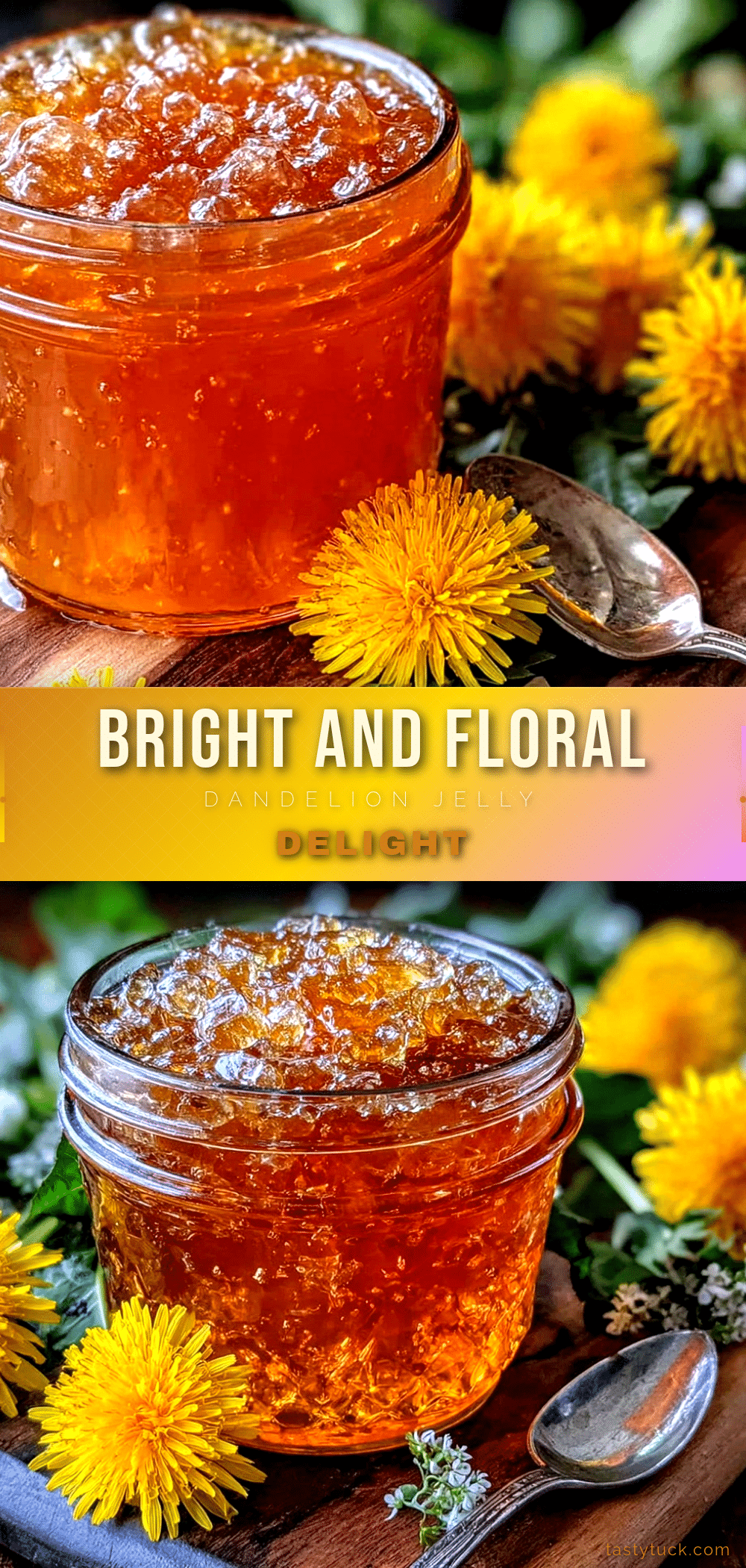 homemade dandelion jelly recipe