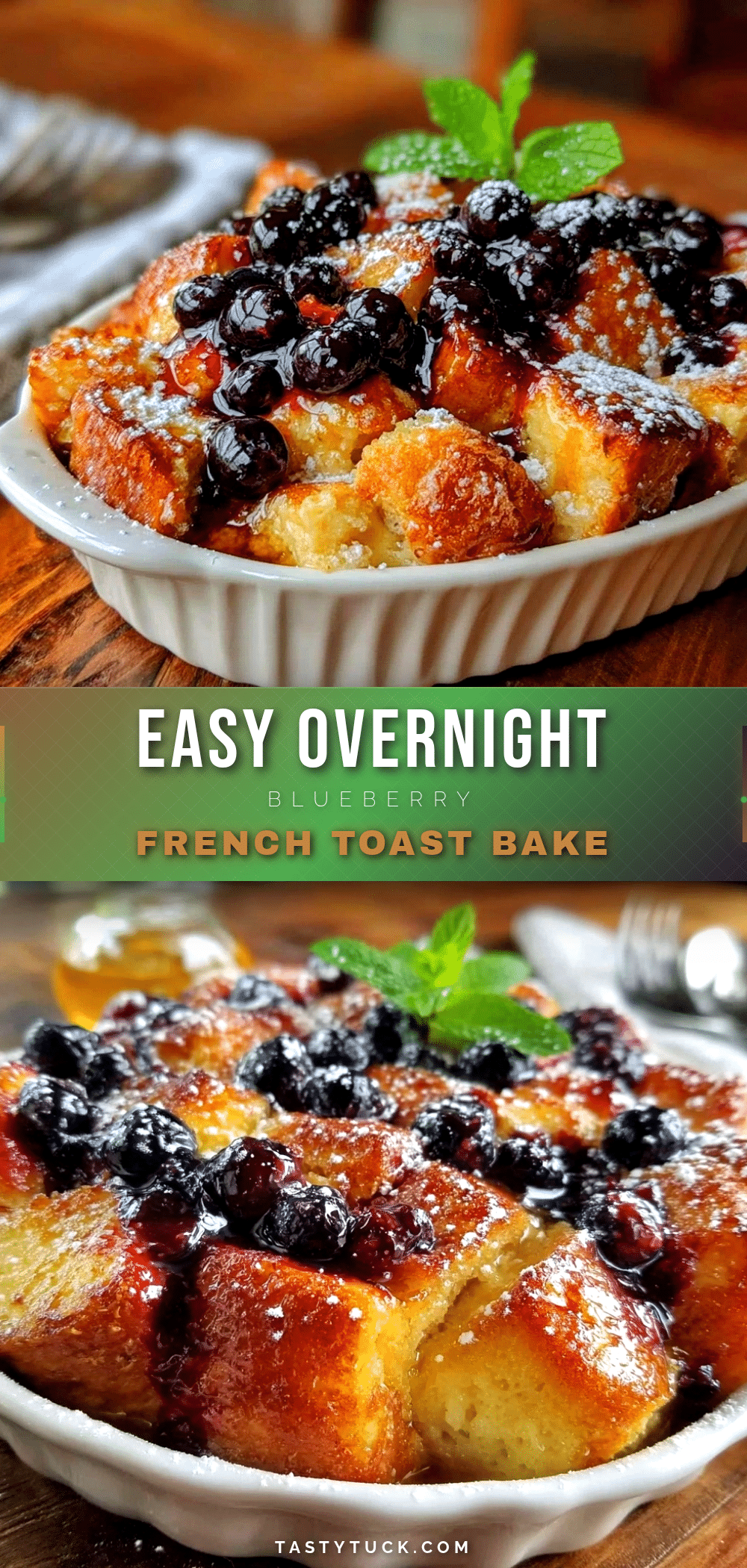 overnight blueberry french toast bake recipe