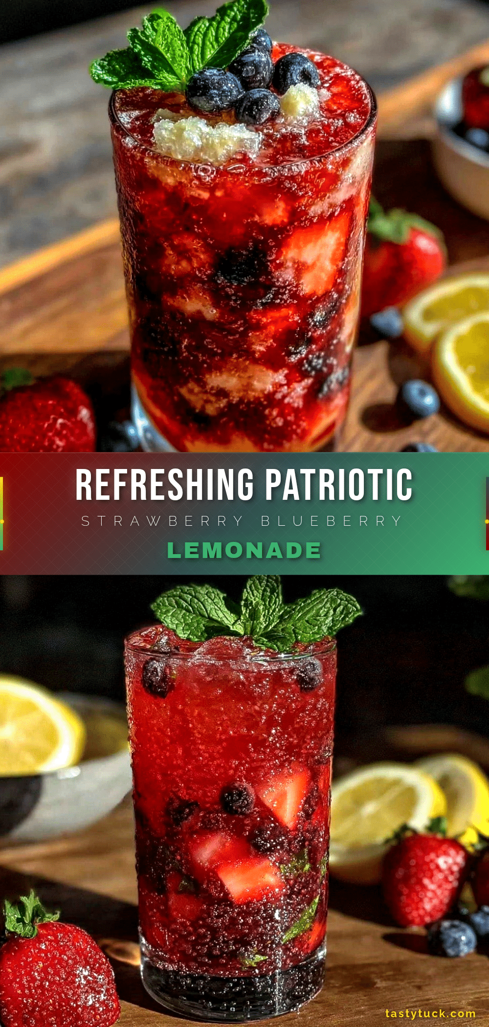 patriotic strawberry blueberry lemonade recipe recipe