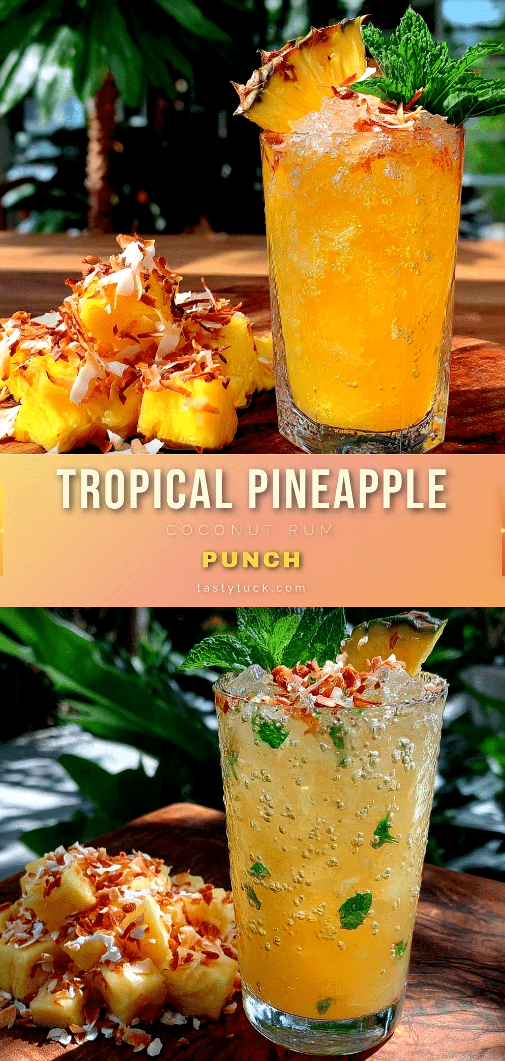 pineapple coconut rum punch recipe