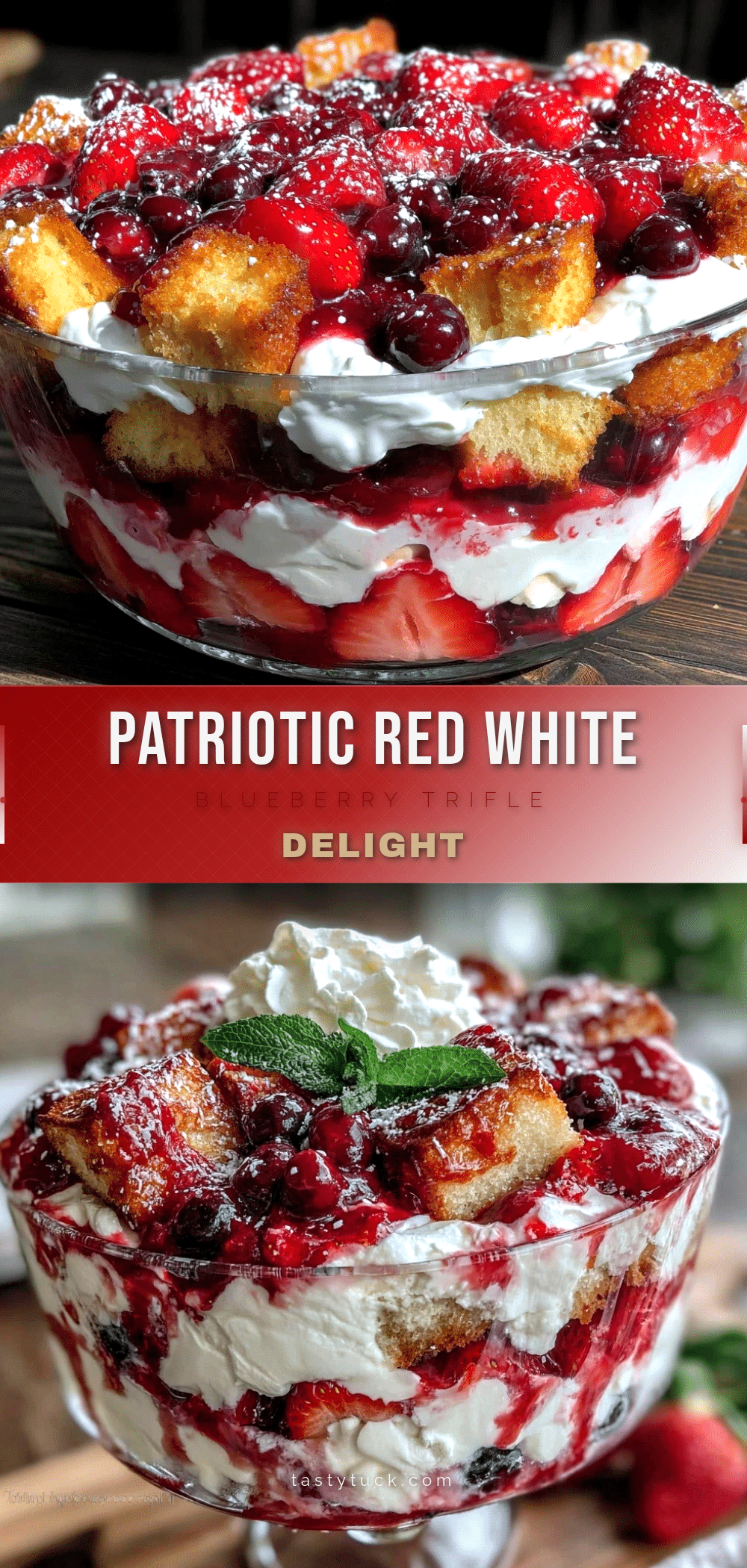red white and blue berry trifle recipe