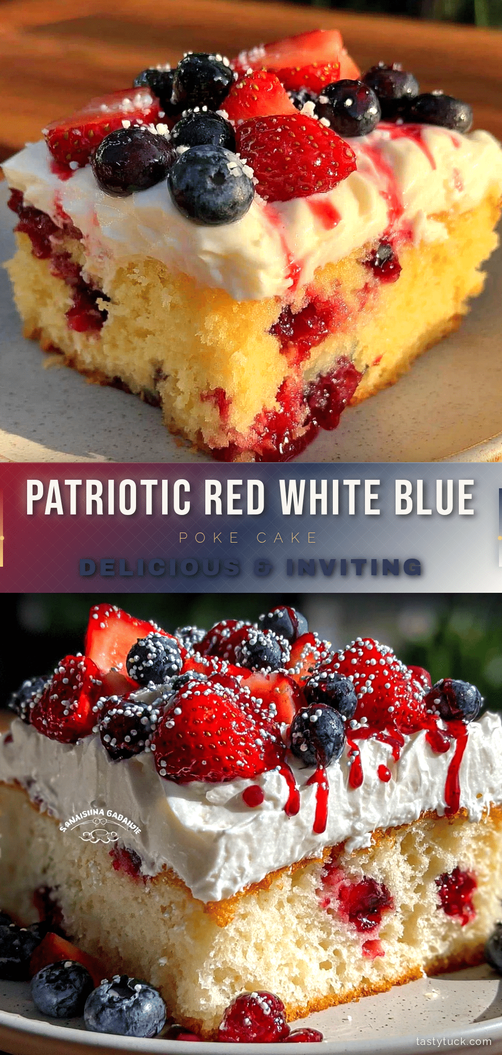 red white and blue poke cake recipe