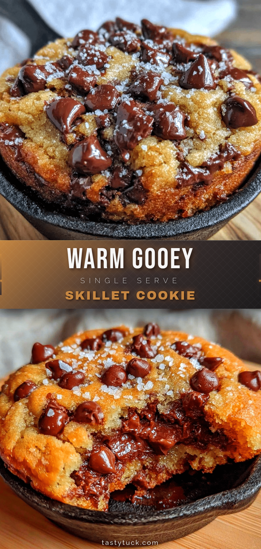 single serve chocolate chip skillet cookie recipe
