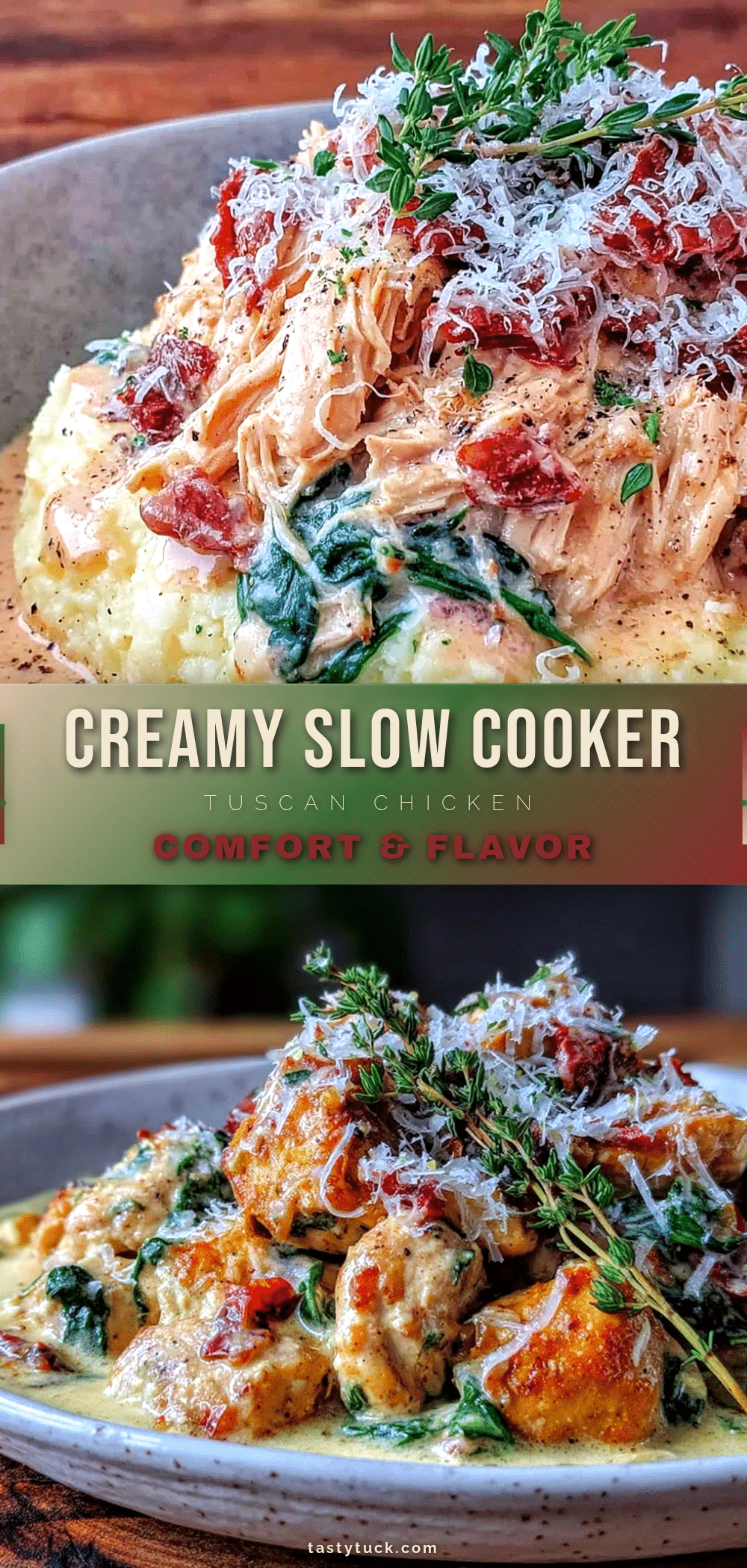 slow cooker tuscan chicken recipe