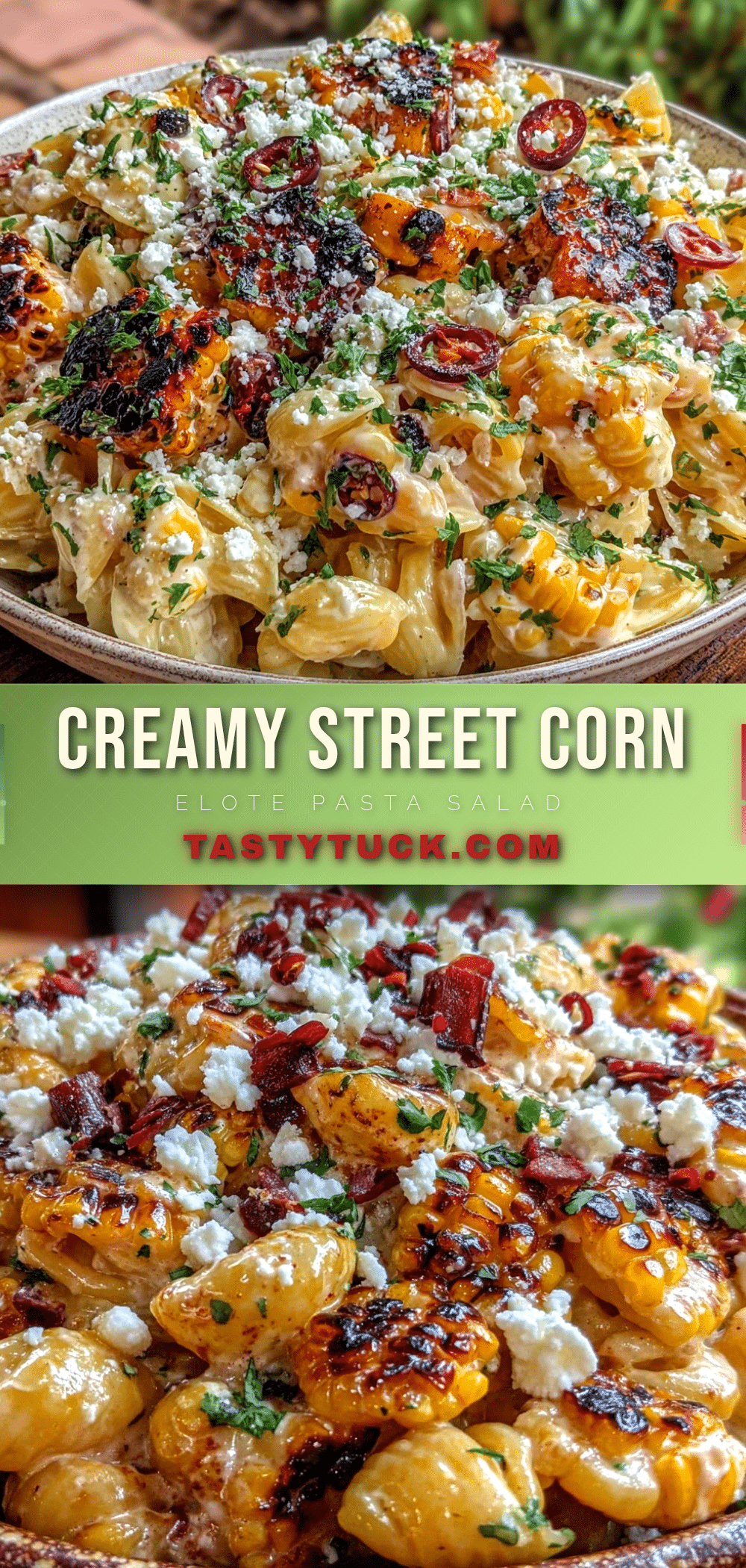 street corn elote pasta salad recipe