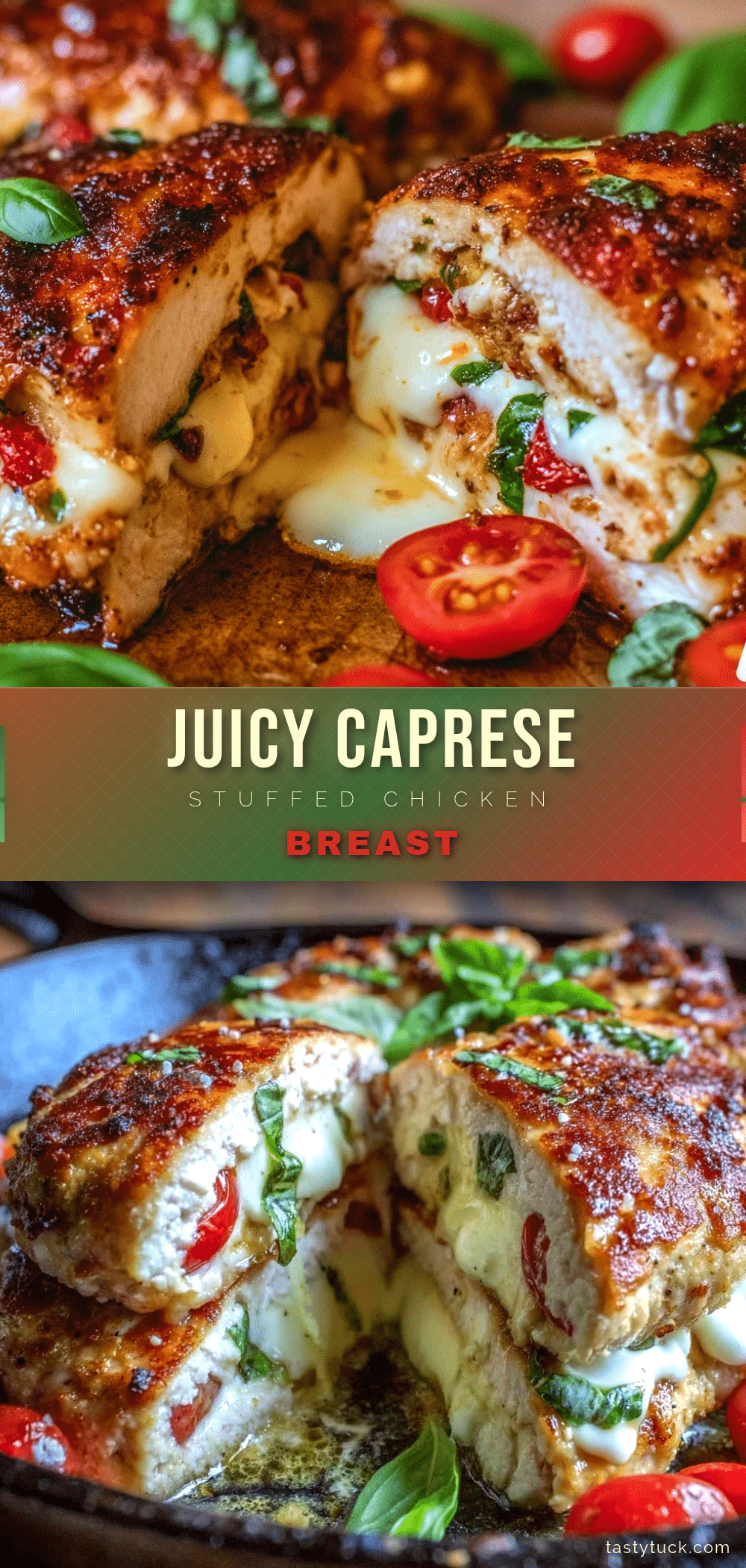 caprese stuffed chicken breast recipe