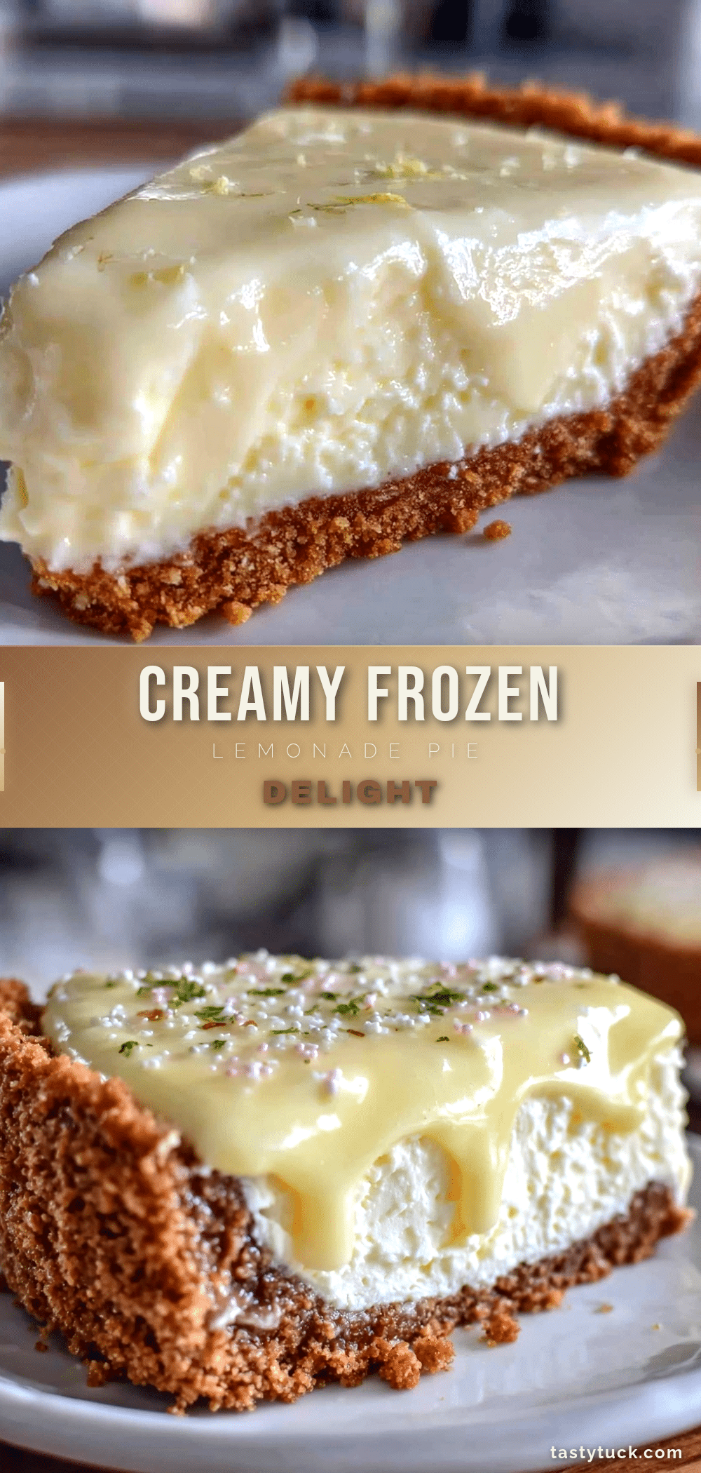 creamy frozen lemonade pie recipe