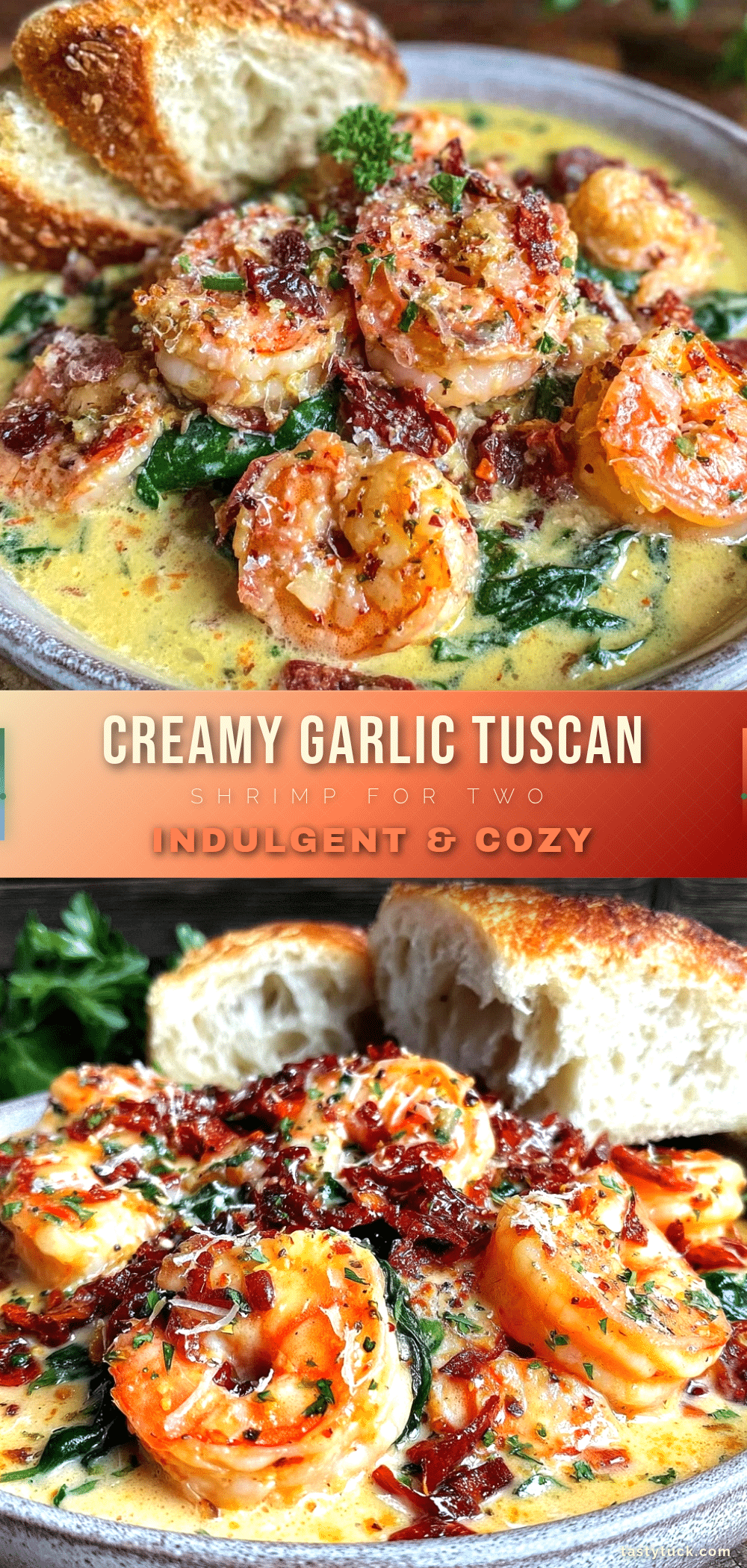 creamy garlic tuscan shrimp recipe